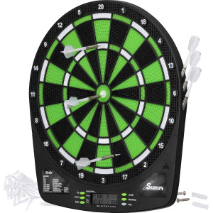 Fat Cat Sirius 13.5 Compact Electronic Dartboard - Black & Green