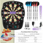 Electronic Dartboard: 40 Games, Auto Scoring, & Low Bounce - Perfect for Family Fun!