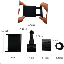 Golf Phone Holder Clip for Swing Recording – Fits Alignment Sticks & Shafts