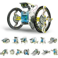 Kit Robot Solaire 14-en-1 : LAventure STEM Commence Ici ! Construis, Joue, Apprends !