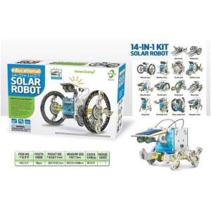 SolarBot.14 : Kit Robot Solaire STEM pour Enfants 10+
