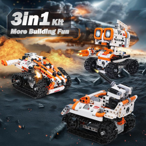 STEM Robotics Kits for Kids 8-14 | 3-in-1 Remote & App Control Robot