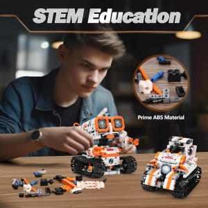 STEM Robotics Kits for Kids 8-14 | 3-in-1 Remote & App Control Robot