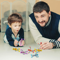 ArtCreativity Bendable Robot Figures - 12 Flexible Fidget Toys for Kids