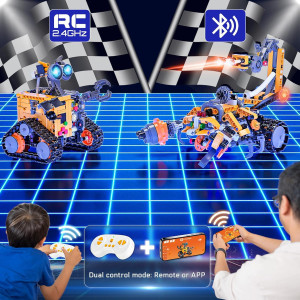Kit Robot Rechargeable 4-en-1 pour Enfants & Adultes, 588 pcs