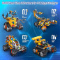 Demkia 4-in-1 STEM Robotics Kit: Build & Code Robot, Tank, Crane & More! Ages 8+