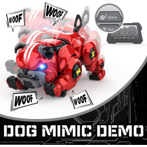 Robot Chien Télécommandé Rouge - Jouet Enfant 5-10 ans