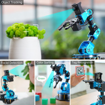 ROS Robotic Arm Kit with Raspberry Pi 4B 4GB | FPV AI Vision 6DOF