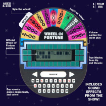 Educational Wheel of Fortune Game - Classic Handheld Puzzle for Travel & Fun