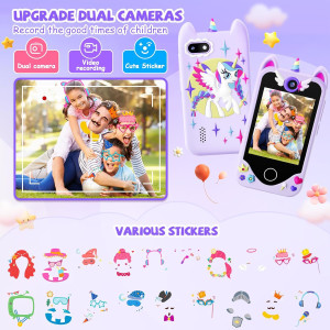 Kids Smartphone Toy for Girls | Toddler Gift Age 3-6, Touchscreen & Games