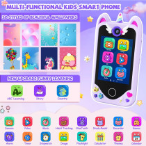 Kids Smartphone Toy for Girls | Toddler Gift Age 3-6, Touchscreen & Games