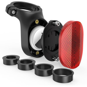 Airtag Bike Mount - Hidden Seatpost Holder for Apple Airtags & Garmin