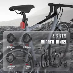 Support Airtag Caché pour Vélo - Antivol GPS Compatible Apple