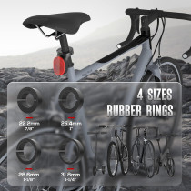 Support Airtag Caché pour Vélo - Antivol GPS Compatible Apple