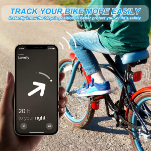 Support Airtag Vélo - Traceur GPS Caché Antivol E-Bike