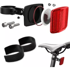 Support Airtag Vélo - Traceur GPS Caché Antivol E-Bike