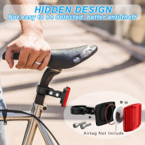 Hidden Airtag Bike Mount - GPS Tracker Case for E-Bike & Scooter Theft