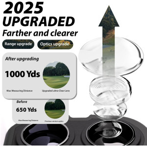 Gogogo Sport Vpro GS03 Laser Rangefinder 1000/1200 Yards, 6X Magnification