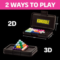 Kanoodle 3D Puzzle : 200 défis, cadeau enfants 7+