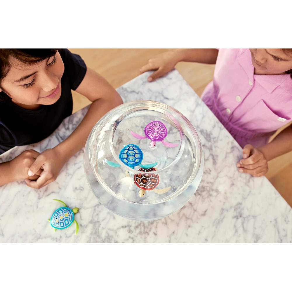 ROBO ALIVE Tortue Robotique Nageuse Orange/Bleu - Pack 2