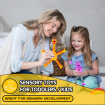 Jouets Sensoriels Robot 4 pcs pour Enfants 3-9 ans