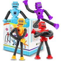 Jouets Sensoriels Robot 4 pcs pour Enfants 3-9 ans