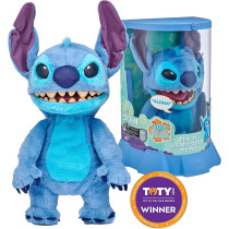 WOW! Stuff Disney Stitch Puppetronic by RealFX - 18, 100+ Sounds, 6+