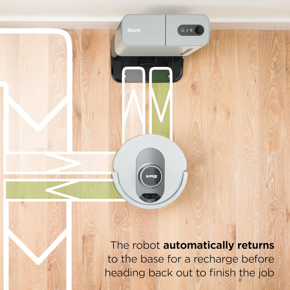 Shark AI Ultra Voice Robot Vacuum with Matrix Navigation & XL Base