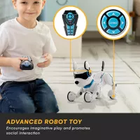 Chien Robot Rechargeable Interactive pour Enfants 5-7 ans