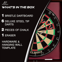 EastPoint Sports Dartboard & Cabinet Set – Easy Assembly, All Accessories Included