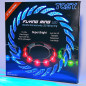 TOSY LED Flying Ring: 30m Flight, Waterproof, Rechargeable - Day & Night Fun!