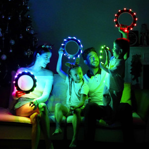 TOSY Flying Ring RGB - Jouet Lumineux Étanche pour Enfants