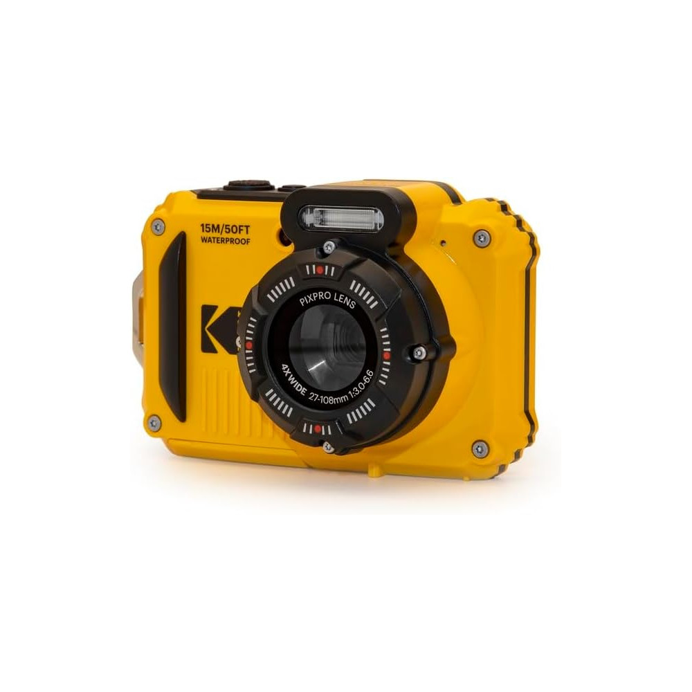 Appareil photo KODAK PIXPRO WPZ2 16MP étanche et robuste jaune