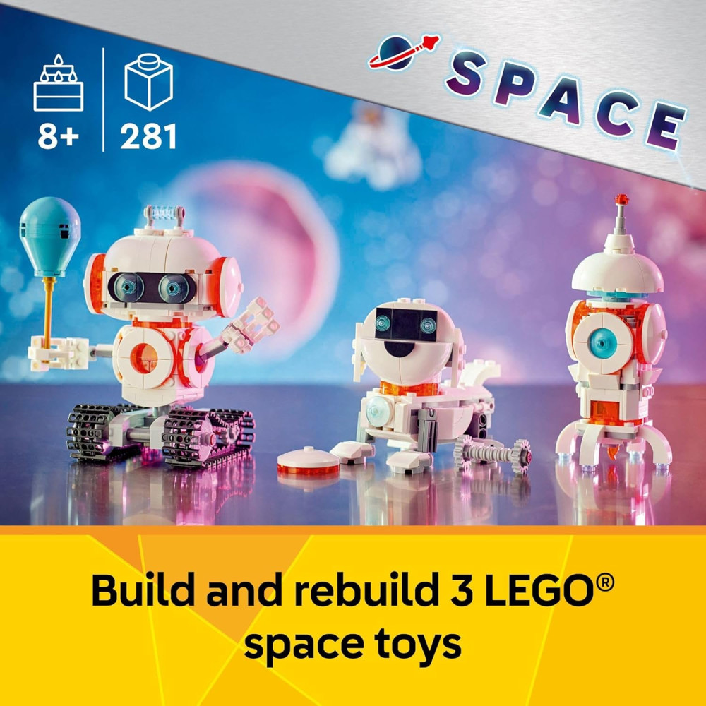 LEGO Creator 3 en 1 Robot Espace - Jouet Construction 8+