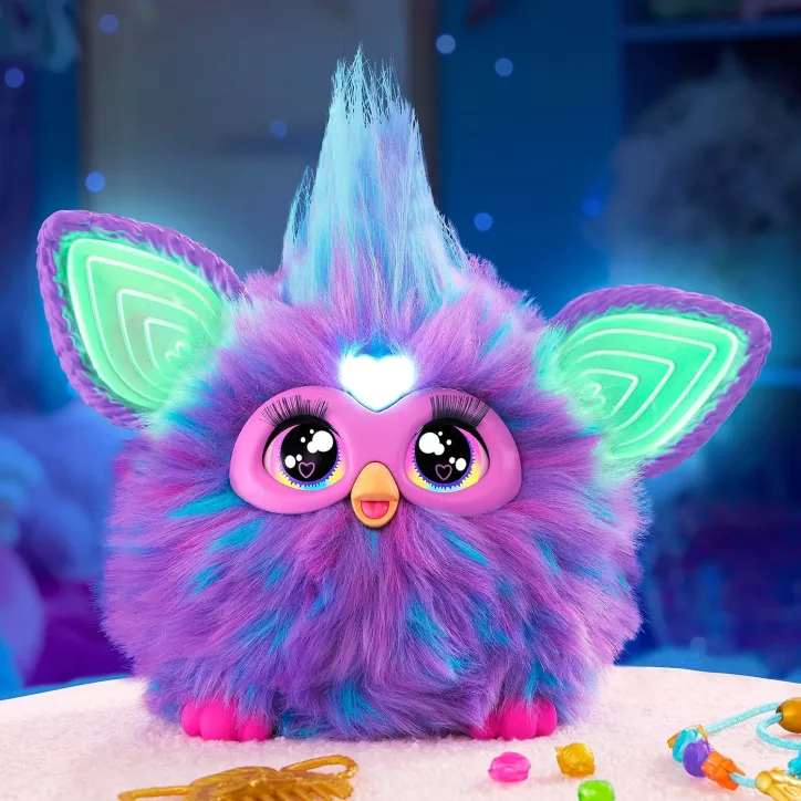 Furby Interactif : Plus de 600 Réactions, Danse et Oreilles LED - Le Jouet Élu de 2023 !