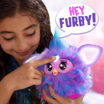 Furby Purple interactif avec 15 accessoires mode pour enfants
