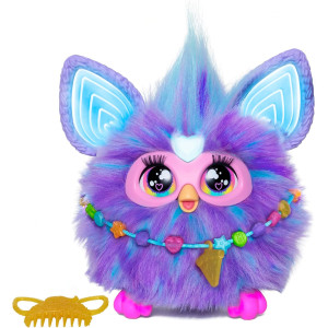 Furby Purple interactif avec 15 accessoires mode pour enfants