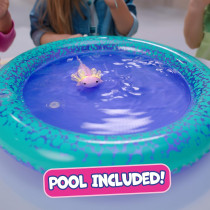 Axolotl interactif Alix avec piscine gonflable et lumières
