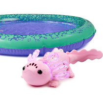 Axolotl interactif Alix avec piscine gonflable et lumières