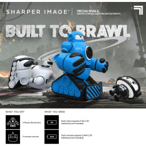 Sharper Image Mecha Rivals Remote Control Battle Robots - Two-Player Set