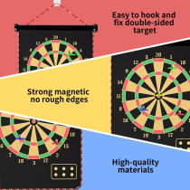 Jeu de fléchettes magnétique Mixi pour enfants, 12 fléchettes