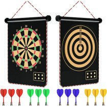 Jeu de fléchettes magnétique Mixi pour enfants, 12 fléchettes