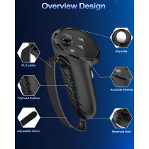 Meta Quest 3S Controller Grip Cover - Non-Slip Silicone VR Accessories