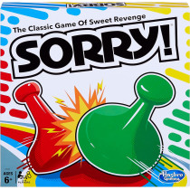 Sorry! Family Board Game for Kids & Adults, Ages 6+, 2-4 Players