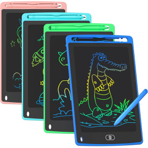 Tablettes LCD 4 Pack 8,5 pour Enfants - Cadeaux Éducatifs