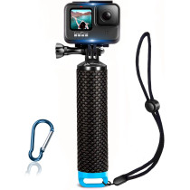 Floating Waterproof Hand Grip Monopod for GoPro Hero 13-1 (Blue)