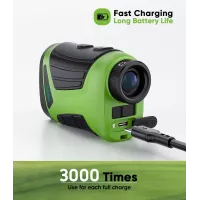 Télémètre Golf Pro Laser 1200Y 7X Slope Rechargeable