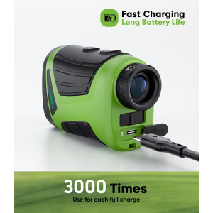 Télémètre Golf Pro Laser 1200Y 7X Slope Rechargeable