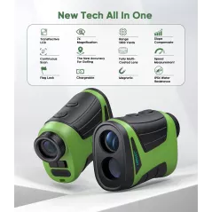Télémètre Golf Pro Laser 1200Y 7X Slope Rechargeable