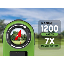 Pro Laser Golf Rangefinder 1200 Yards 7X Magnification with Slope